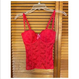 NWOT Victoria’s Secret corset - sexy red